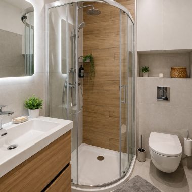 Cum alegi cabina de duș potrivită pentru o baie mică?